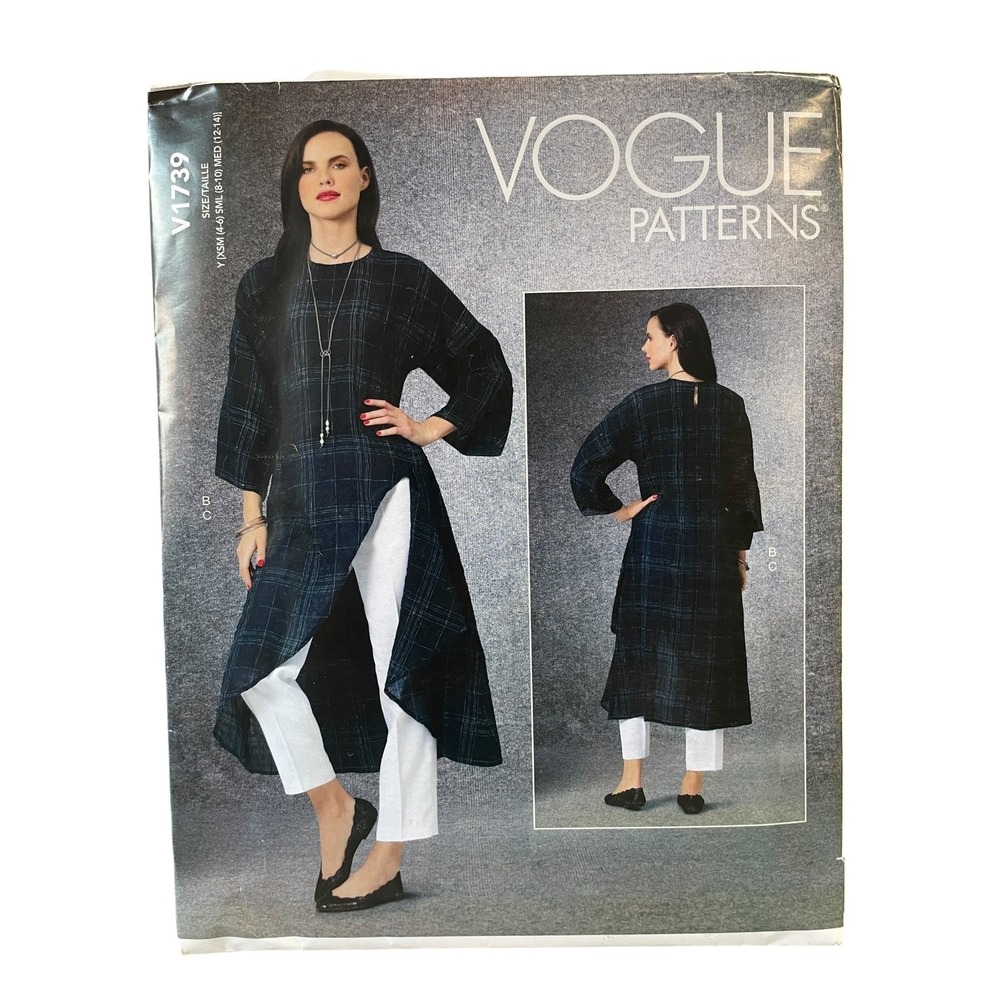 Vogue V1739 Misses Tunic and Pants Sewing Pattern Sizes 4-22